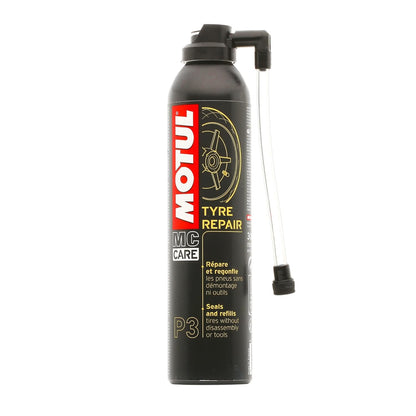 Motul Tyre Repair Foam Quick Seal & Inflate Solution Fast Emergency Fix No Tyre Removal Needed