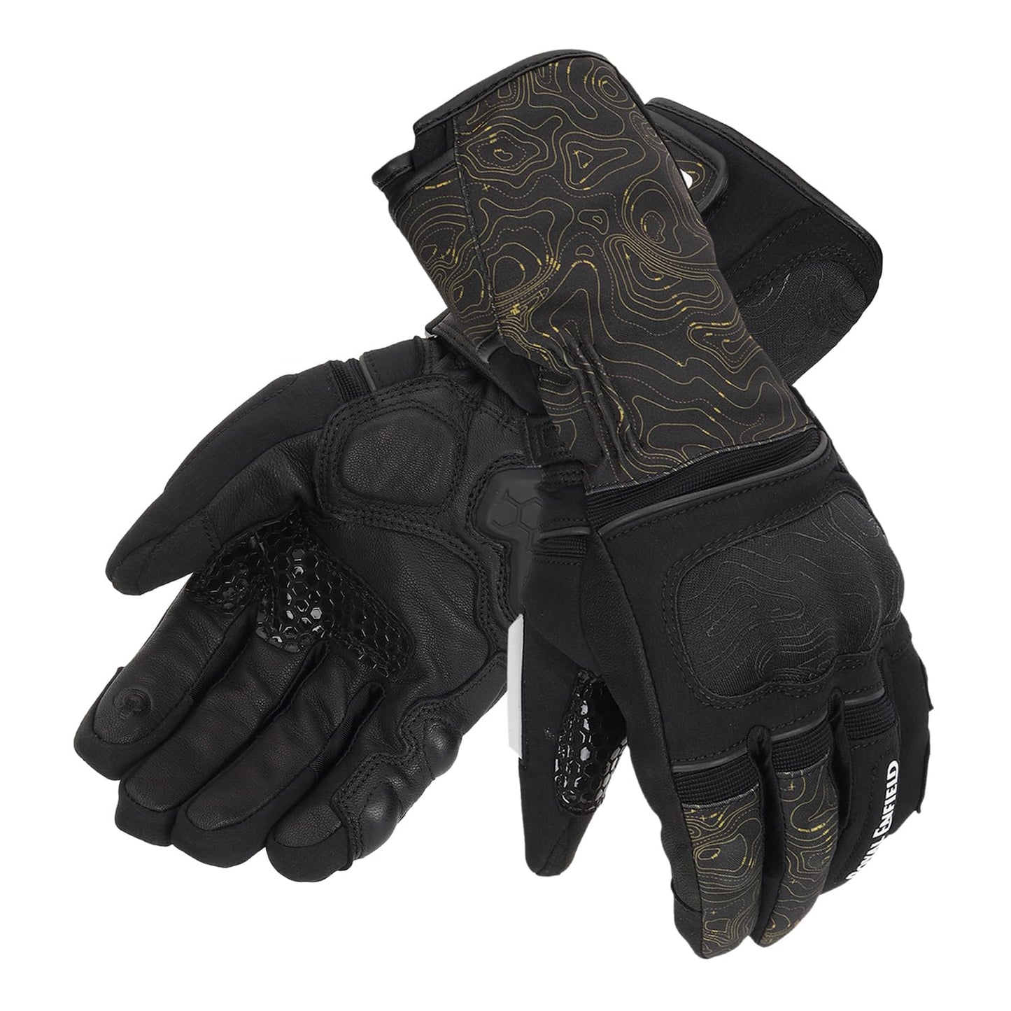 ROYAL ENFIELD NAVIGATOR WATERPROOF GLOVES BLACK