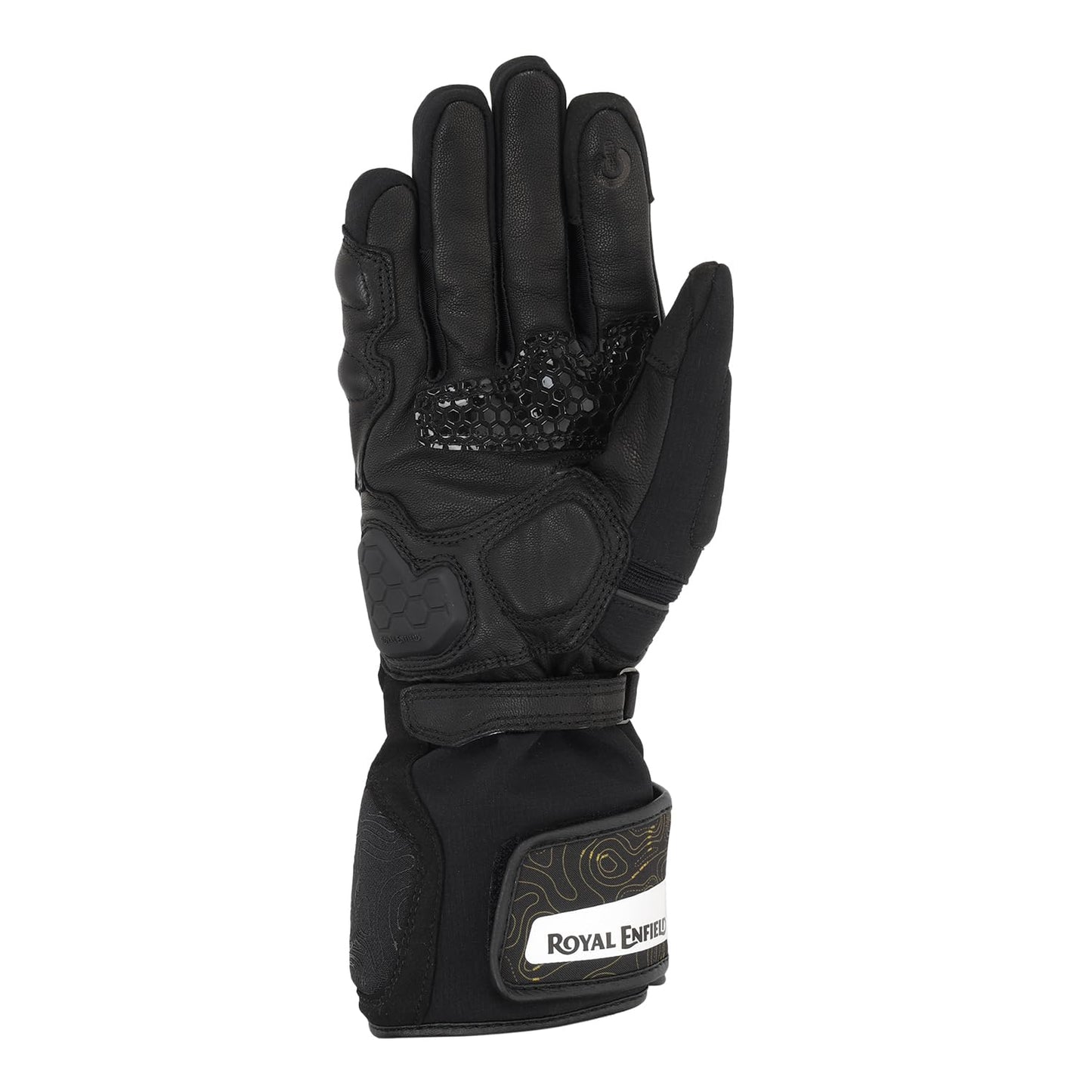 ROYAL ENFIELD NAVIGATOR WATERPROOF GLOVES BLACK