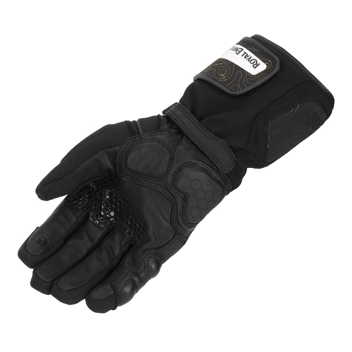 ROYAL ENFIELD NAVIGATOR WATERPROOF GLOVES BLACK