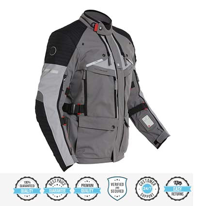 ROYAL ENFIELD NIRVIK V2 RIDING JACKET CHARCOAL