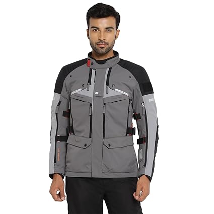 ROYAL ENFIELD NIRVIK V2 RIDING JACKET CHARCOAL