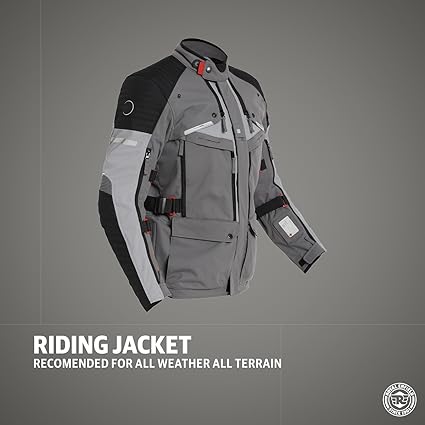 ROYAL ENFIELD NIRVIK V2 RIDING JACKET CHARCOAL