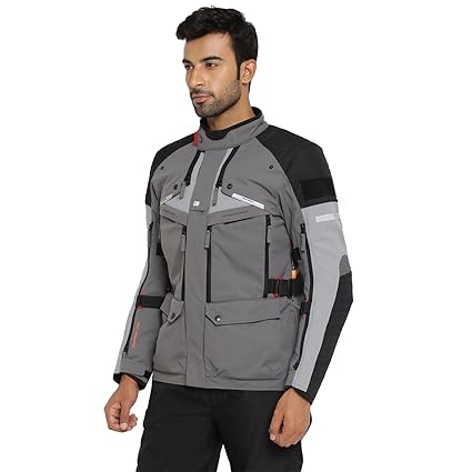 ROYAL ENFIELD NIRVIK V2 RIDING JACKET CHARCOAL