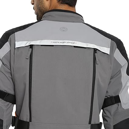 ROYAL ENFIELD NIRVIK V2 RIDING JACKET CHARCOAL