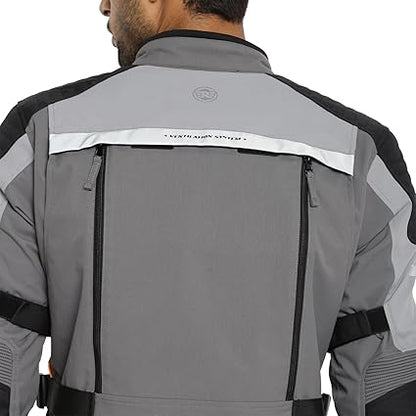 ROYAL ENFIELD NIRVIK V2 RIDING JACKET CHARCOAL