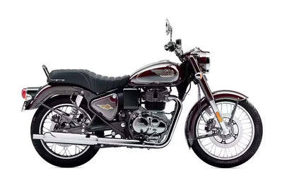 Tan Leather Sticker Head Lamp X Perforated & Handgrip Straps Pair For All Royal Enfield Motercycle
