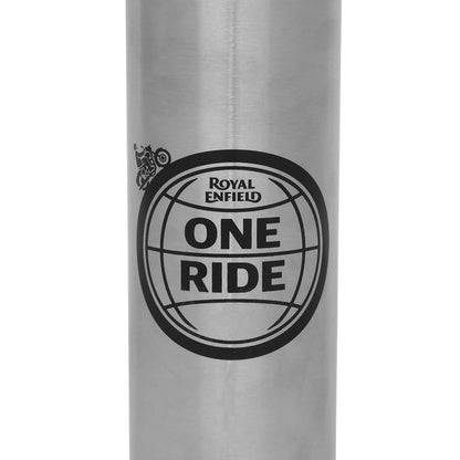 ROYAL ENFIELD ONE RIDE SIPPER BOTTLE STAINLESS 750ml BRUSHED GREY