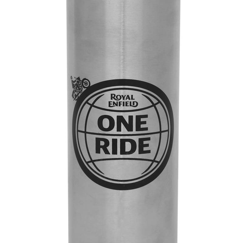 ROYAL ENFIELD ONE RIDE SIPPER BOTTLE STAINLESS 750ml BRUSHED GREY