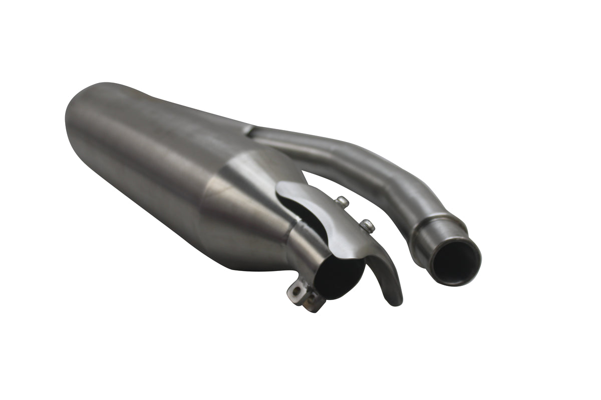 Silver Stallion Performance Outlander Silencer Exhaust Silver For Royal Enfield Bear 650