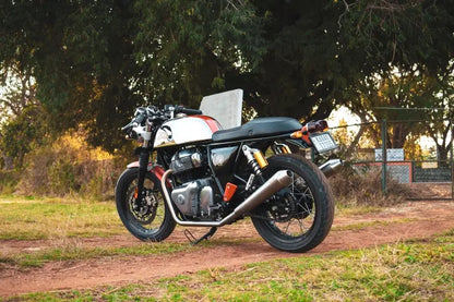 PoweRage Performance Headers for Royal Enfield Interceptor / GT 650 Twins – Brushed Finish