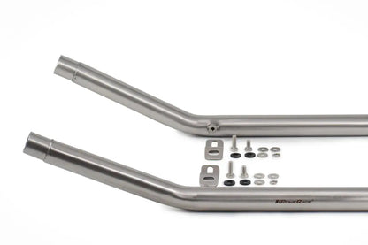PoweRage Performance Headers for Royal Enfield Interceptor / GT 650 Twins – Brushed Finish