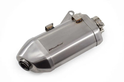 PoweRage Slip-On Exhaust for Royal Enfield Guerrilla 450 - Brushed Finish