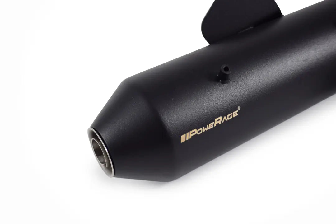 PoweRage Slip-On Exhaust for Royal Enfield Hunter 350 - Black Finish