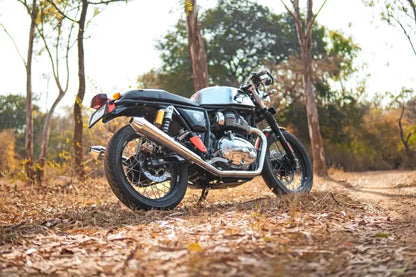 PoweRage Slip-On Exhaust for Royal Enfield Interceptor / GT 650 – Polish Finish (Long Type)