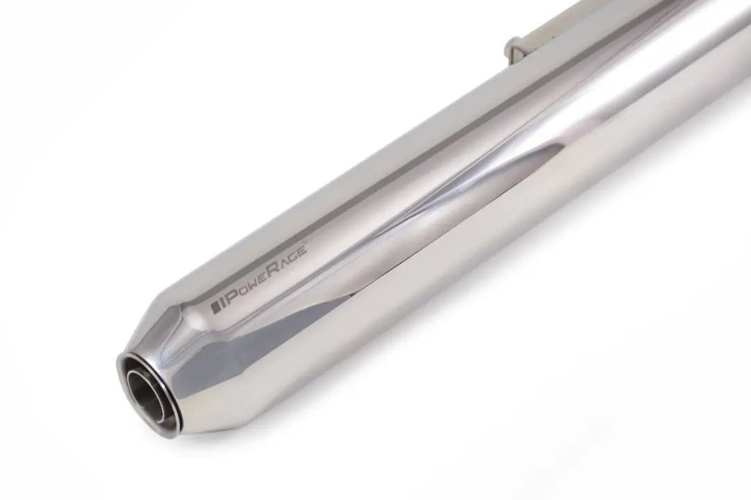 PoweRage Slip-On Exhaust for Royal Enfield Reborn / Meteor 350 – Polish Finish