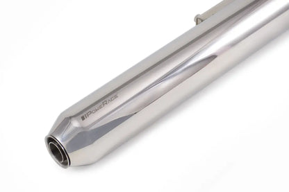 PoweRage Slip-On Exhaust for Royal Enfield Reborn / Meteor 350 – Polish Finish