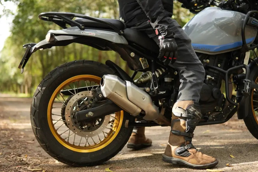 PoweRage Slip-On Exhaust with De-cat pipe for Royal Enfield Himalayan 450