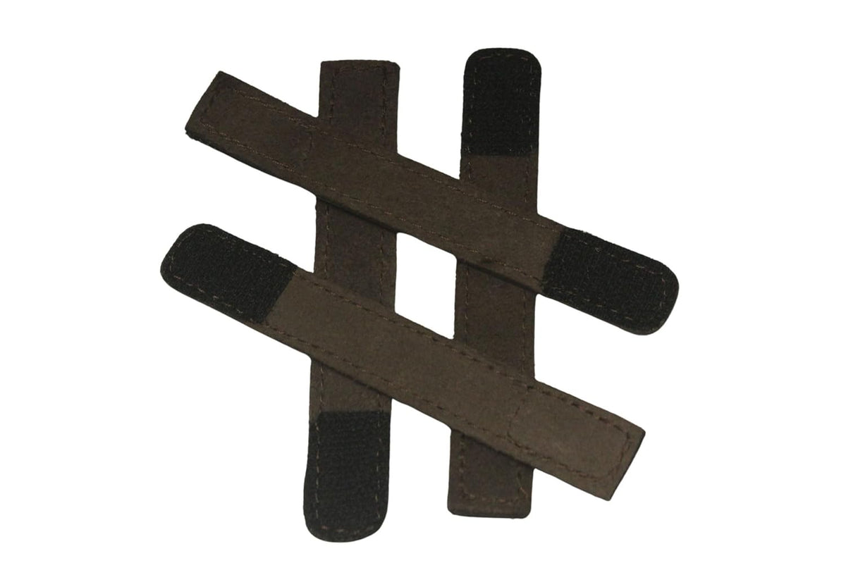 Premium Leather Handlebar Cable Wrap for Motorcycles  Wire Management & Protection Cover  Universal Fit  Set of 4  (Brown)