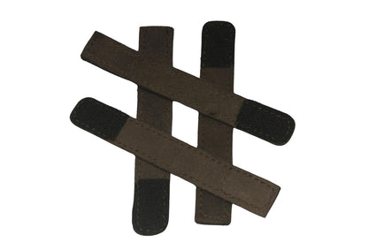 Premium Leather Handlebar Cable Wrap for Motorcycles  Wire Management & Protection Cover  Universal Fit  Set of 4  (Brown)