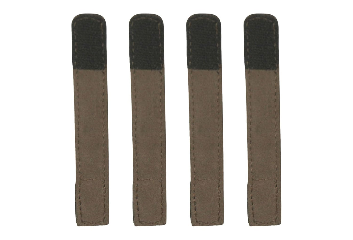 Premium Leather Handlebar Cable Wrap for Motorcycles  Wire Management & Protection Cover  Universal Fit  Set of 4  (Tan)