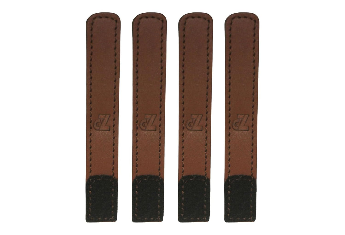 Premium Leather Handlebar Cable Wrap for Motorcycles  Wire Management & Protection Cover  Universal Fit  Set of 4  (Tan)