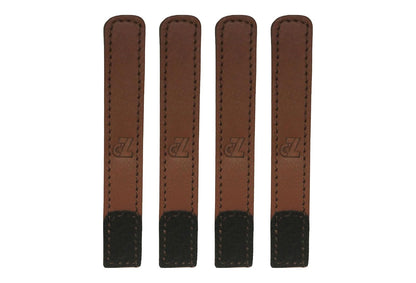 Premium Leather Handlebar Cable Wrap for Motorcycles  Wire Management & Protection Cover  Universal Fit  Set of 4  (Tan)