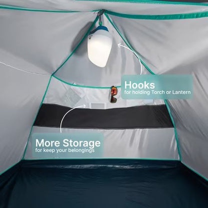 QUECHUA 3 Person Camping Tent MH100 Grey