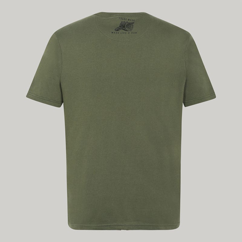 ROYAL ENFIELD RE BULLET 350 T SHIRT OLIVE