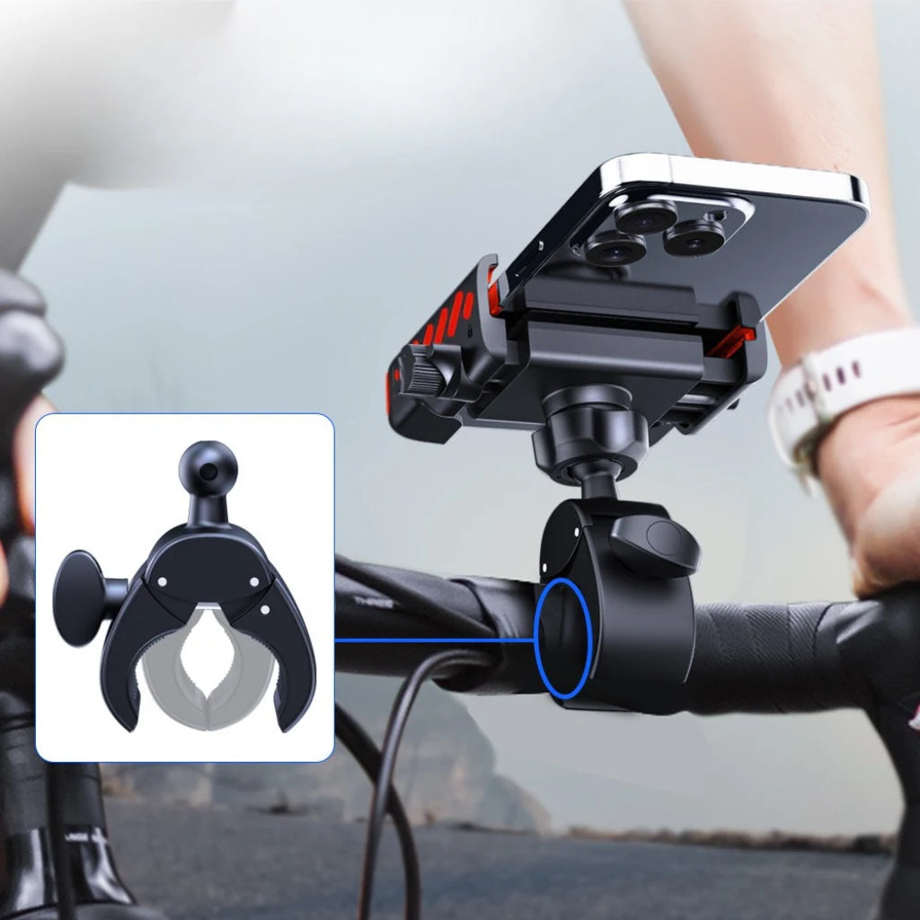 REVLOX Clutch Handlebar Mobile Holder For Universal Motercycle