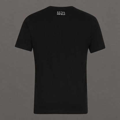 ROYAL ENFIELD DILLI BULLET WALLON KI TSHIRT BLACK