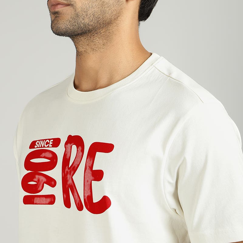 ROYAL ENFIELD 1901 RE TSHIRT OFF WHITE