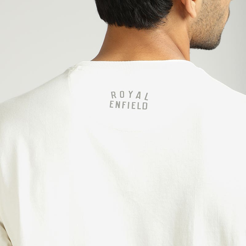 ROYAL ENFIELD 1901 RE TSHIRT OFF WHITE