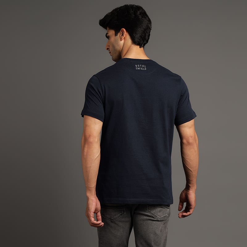 ADIPOLI ROYAL ENFIELD TSHIRT NAVY