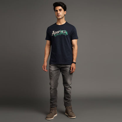 ADIPOLI ROYAL ENFIELD TSHIRT NAVY