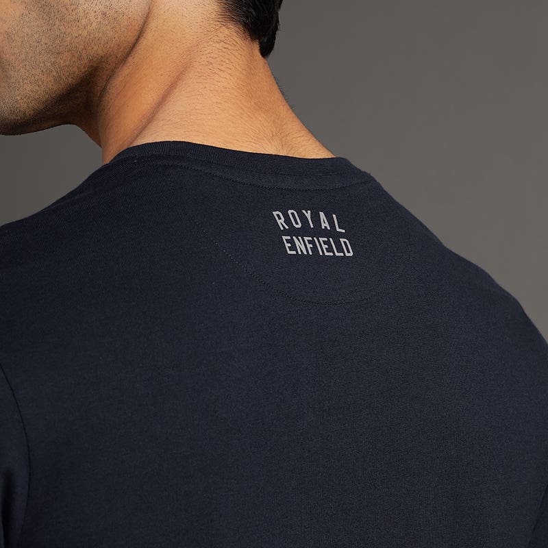 ADIPOLI ROYAL ENFIELD TSHIRT NAVY
