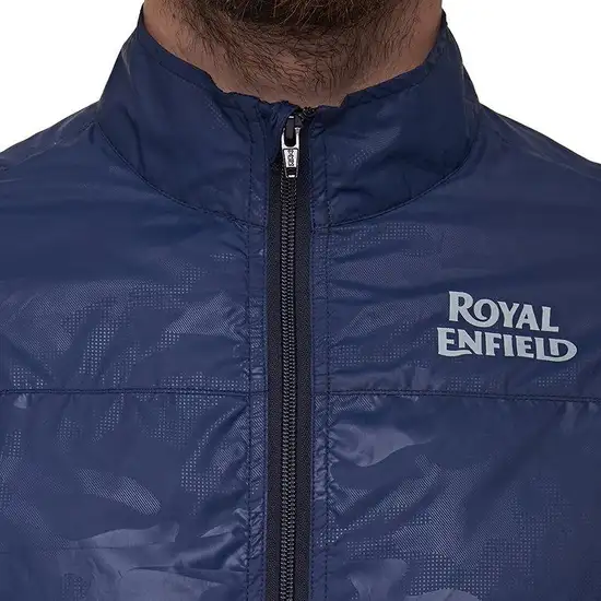 ROYAL ENFIELD ALL TIME WINDCHEATER CAMO BLUE