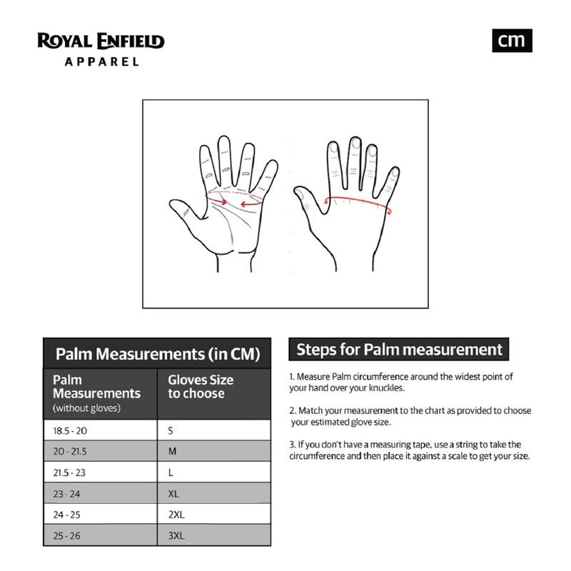 ROYAL ENFIELD BLIZZARD GLOVES BLACK & GREY