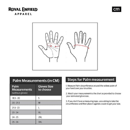 ROYAL ENFIELD BLIZZARD GLOVES BLACK & GREY