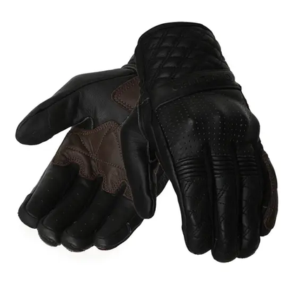 ROYAL ENFIELD BRAVADO GLOVES BLACK & BROWN