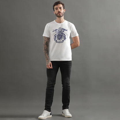 ROYAL ENFIELD CLASSIC TANK T SHIRT WHITE