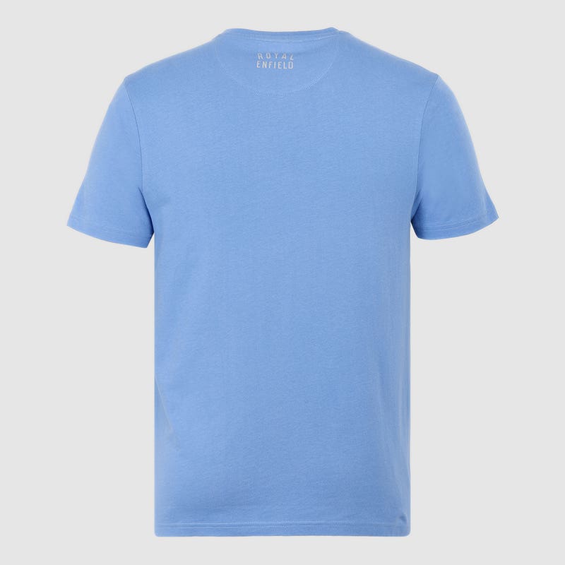 ROYAL ENFIELD CRUISING GETAWAY T SHIRT BLUE