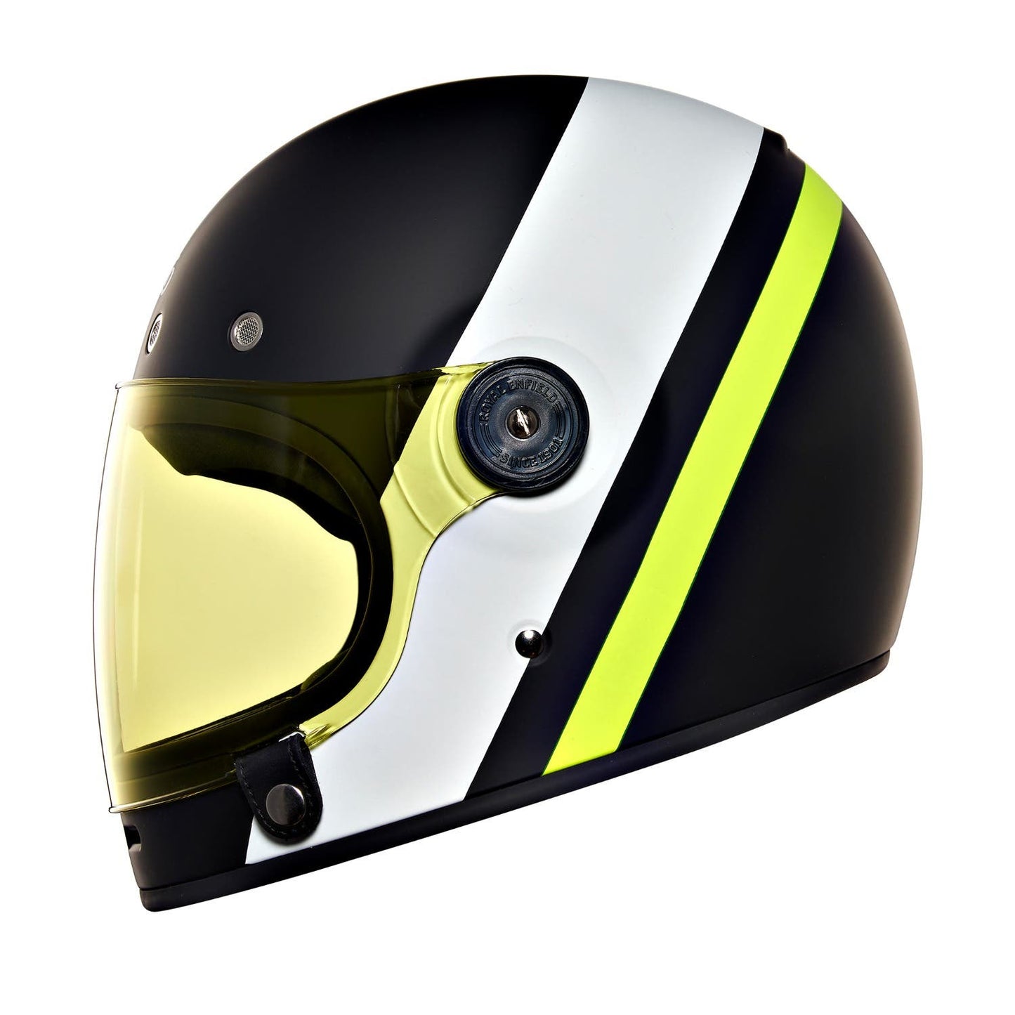 ROYAL ENFIELD DRIFTER V2 HELMET MATT BLACK & WHITE
