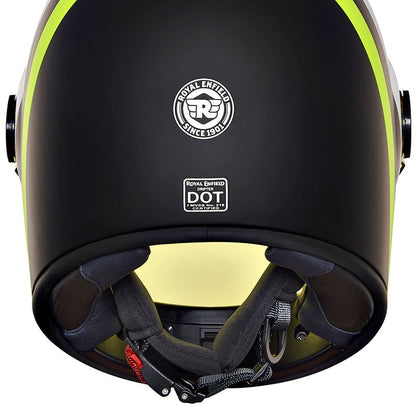 ROYAL ENFIELD DRIFTER V2 HELMET MATT BLACK & WHITE