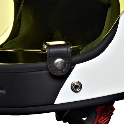 ROYAL ENFIELD DRIFTER V2 HELMET MATT BLACK & WHITE