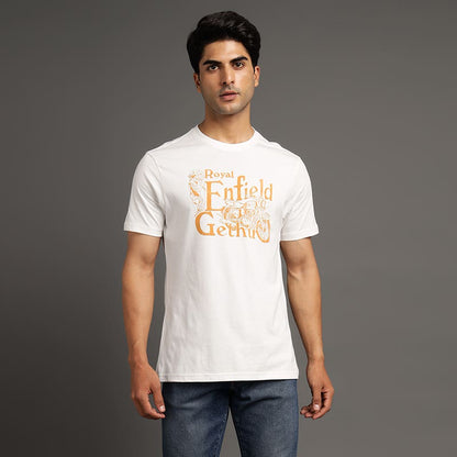 ROYAL ENFIELD GETHU T SHIRT WHITE