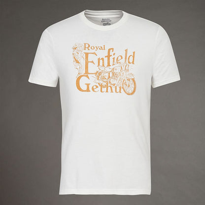 ROYAL ENFIELD GETHU T SHIRT WHITE