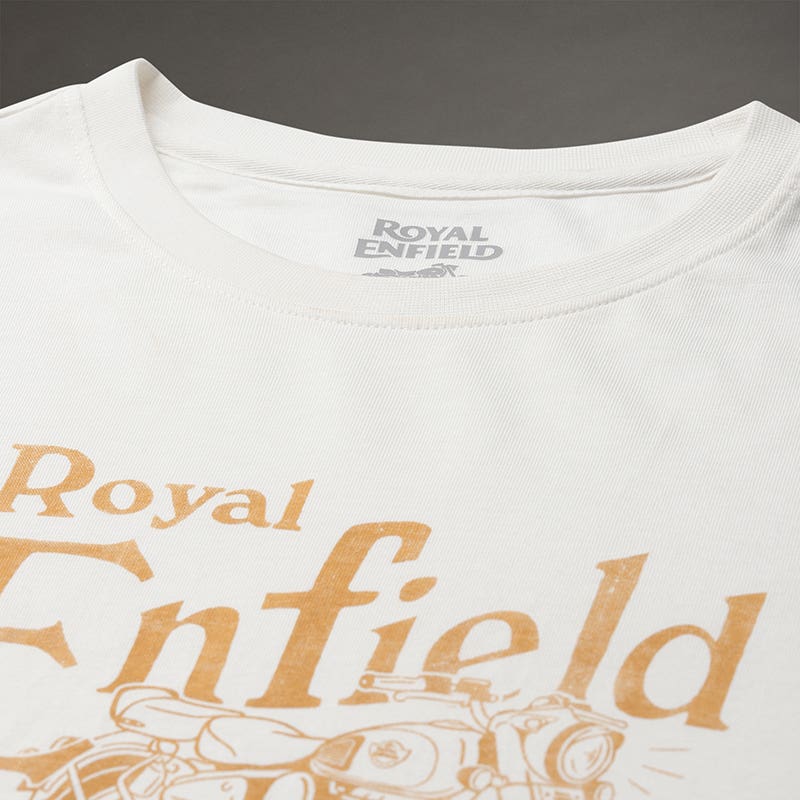 ROYAL ENFIELD GETHU T SHIRT WHITE