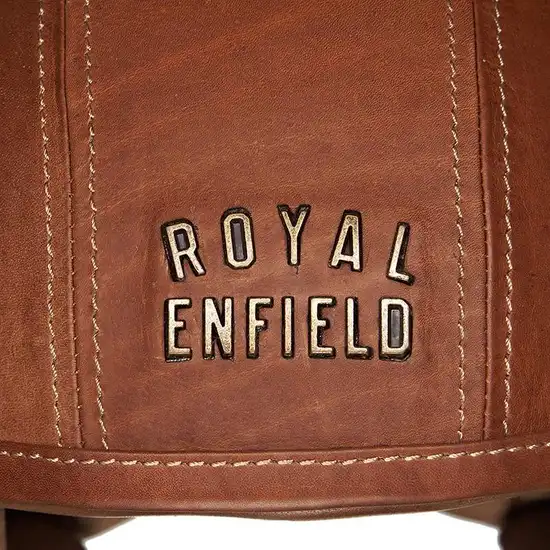 ROYAL ENFIELD GRANADO LEATHER OPEN FACE HELMET TAN
