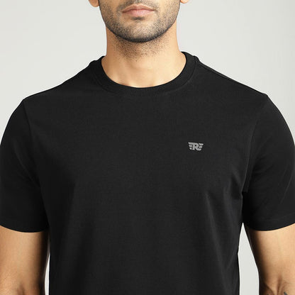 ROYAL ENFIELD GREAT OUTDOORS REFLECTIVE TSHIRT BLACK